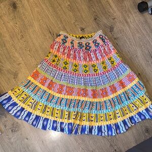 Sacred Threads Vintage  Multicolor A-Line Skirt